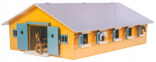 Drevená konská stajňa Kids Globe s 10 boxmi 610544