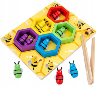 Drevená arkáda Montessori puzzle