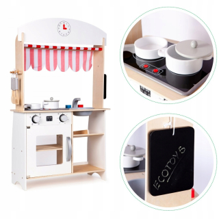 Detská pokladňa - obchod - Drevená Kuchyňa Shop Stir pre deti Ecotoys