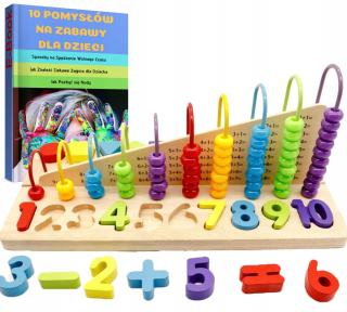 DREVENÝ POČÍTAČ SORTER EDUCATIONAL TOY BLOCK