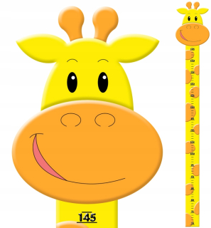 Meter na meranie výšky detí - Drevená naberačka vzostup. Rôzne vzory