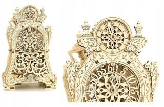 Drevené 3D puzzle mechanický model pre montáž