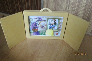 Drevené Kamishibai A4 - divadlo S