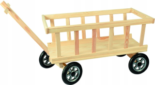 Drevený vozík rebrík Big torzné auto kolesá