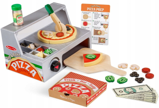 Drevená Pizza Melissa a Doug pizza set