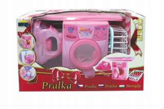 Detská práčka - DRMADER Súprava Práčka a železo 5+