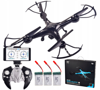 RC Lietadlo, vrtulník, dron - DRON DH500 WiFi Camera Gesta Náhľad 3xAKUU