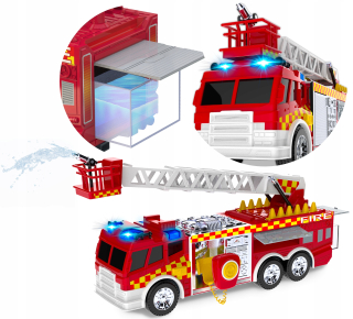 Hasičské auto - Dumel Mestský Fleet Hasičský XXL 58 cm 3