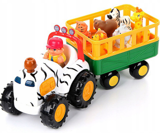 Traktor - Dumel Interactive Safari Tractor hovorí poľsky