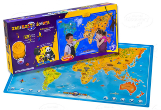 Dumel Zvieratá sveta Interaktívna mapa
