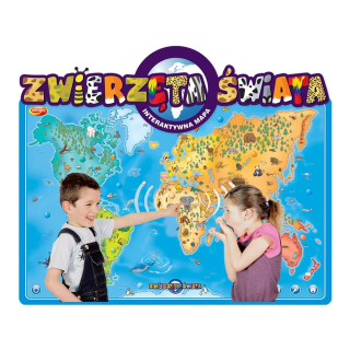 Dumel Zvieratá sveta Interaktívna mapa
