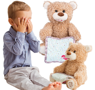 Dumel Bear Teddy Bear a Kuku hovoria poľsky interaktívny