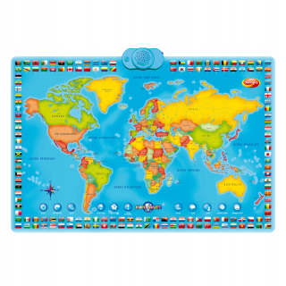 Politická mapa Mapa sveta Dumel DD60853 30 cm x 65 cm