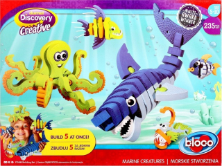 Dumel peny bloky morské puzzle 3d ryby