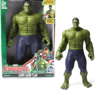 Akčná figúrka, postavička - VEĽKÝ OBRAZ HULK 30CM ZVUKOVÉ SVETLO INTERAKTÍVNE