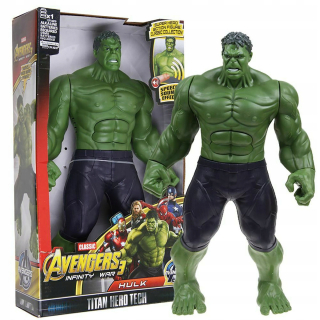 Akčná figúrka, postavička - Veľký figúrka Hulk Avengers svieti 30 cm zvuk