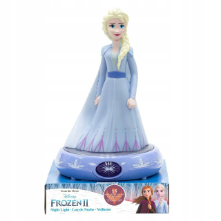 Nočná lampa do detskej izby - Veľké nočné svetlo LED Lord Ice Frozen Elza 22cm