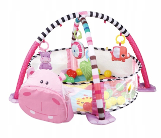 Vzdelávacia podložka - Veľká vzdelávacia mat 3in1 playpen s loptičkou hudba