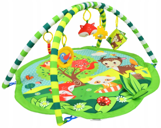 Vzdelávacia podložka pre deti - Big Vzdelávacie Mat Interactive Forest + 5 Hračky