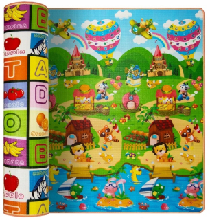 Vzdelávacia podložka pre deti - Veľký Educational Foam Mat 200x180x1cm No.6