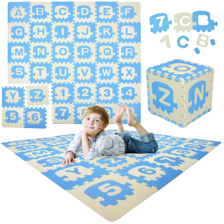 Veľké Foam Mat Puzzle Lithuers 30x30cm 36 ks.