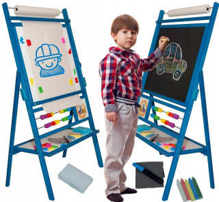 Big rotačné magnetické magnetické tabule 6W1 Modrá