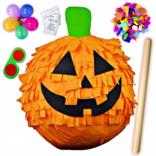 Big Pinata tekvice Halloween Pinata + Kiev + GRÁTIS