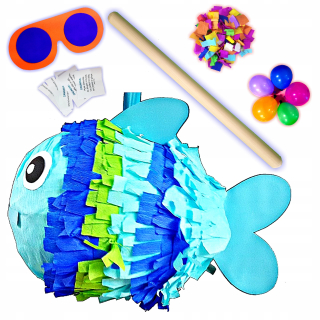 Big Fish Pin + 5 Free Pinata narodeniny