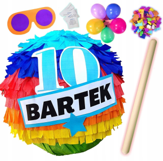 Veľký kolík s názvom Pinata narodeniny 5 gratis