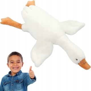 Veľký plyšový maskot husa vankúš 90 cm xxl