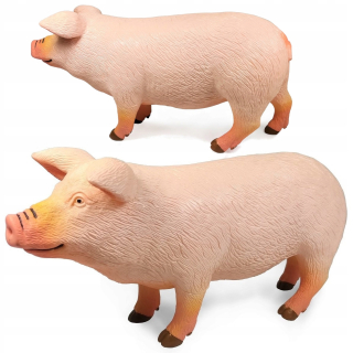 Veľký prasiatko prasiatko prasa Rubber prasiatko 28cm
