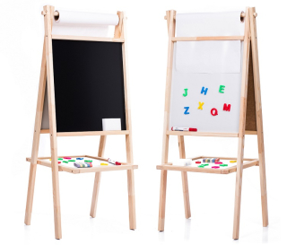 Veľká tabuľa 110cm magnetická krieda + príslušenstvo