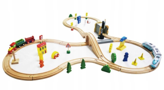 Dráha pre deti, stavebnica - Big fronta Train Tora batérie 69el
