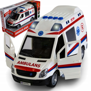 Big auto ambulancie ambulancie ľahké zvuky jazdy