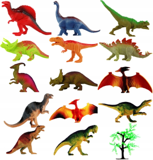 Big Dinosaurs - Rubber 14 ks - Super Hitom