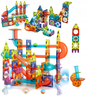 Veľké purpurové bloky žiariace loptičky Kulodrom set xl set