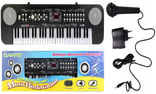 VELKÝ TELO KEYBOARD NAPÁJANIE MIKROFÓNU 54 CL. 5436