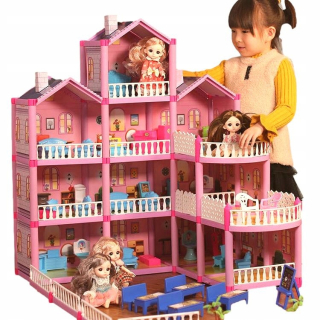 Domček pre bábiky -
Big Cottage 64 cm pre Villa Mebeles