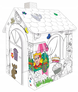 Papierové hračky - VEĽKÝ MALIARSKY DOM MOCHTOYS STRAGAN 99x67x78