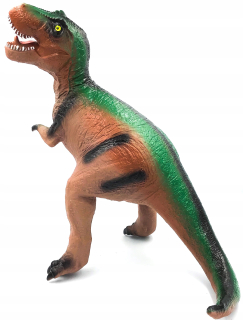 Veľký gumový dinosaurus Tyrannosaur T-Rex s gumovou dino
