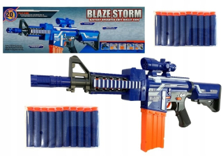 Pištoľ pre deti - Big Roller Rifle Arrows Foam Magazine