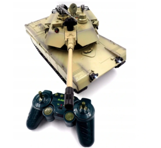 Auto na diaľkové ovládanie - Big RC Diaľkovo ovládané tanku M1A2 Abrams 1:18