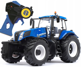 Auto na diaľkové ovládanie - VEĽKÝ TRAKTOR NOVÝ HOLLAND RC-OVLÁDANÝ 1:16 MAISTO