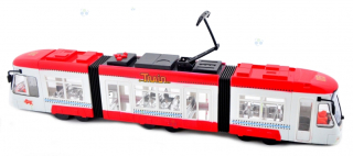 Detský autobus, trolejbus - Big Električka Vlak Light Sound Driving pastve