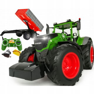 Auto na diaľkové ovládanie - Big diaľkové ovládania. Traktor na + príves diaľkové ovládanie