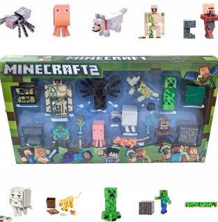 Herná figúrka - Big Sada Minecraft Enderman Crepper a Spider