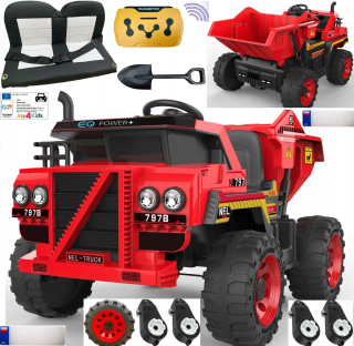 Štvorkolka pre deti - Double auto pre deti 4x4 Quad Jeep sklápača