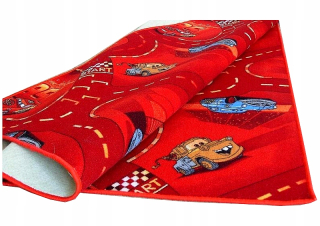 Koberec do detskej izby - Koberec Disney Cars Dear Mata Car 150x200 Red
