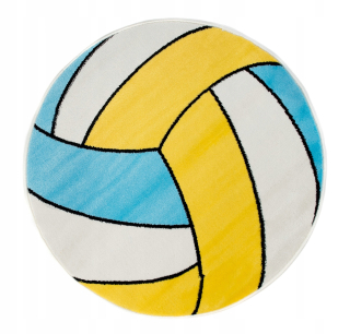Koberec do detskej izby - Koberec pre deti 100x100 Mesh gule Kinder