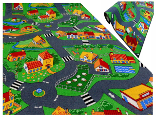 Koberec do detskej izby - Koberec pre deti 1x2 100x200 Lacné koberček ulíc